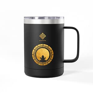 Golden Sunrise Meditation Tumbler – by MaYita
