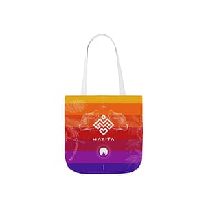 MaYita Vibrant Canvas Tote Bag
